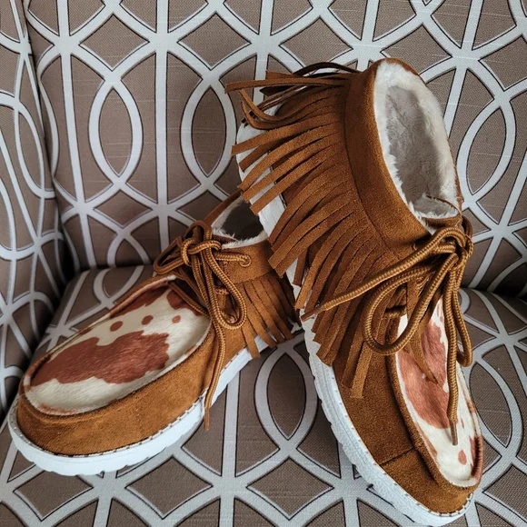 Gypsy jazz mooma fringe shoes